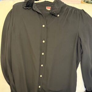 Kate Spade Sheer Velvet Tunic